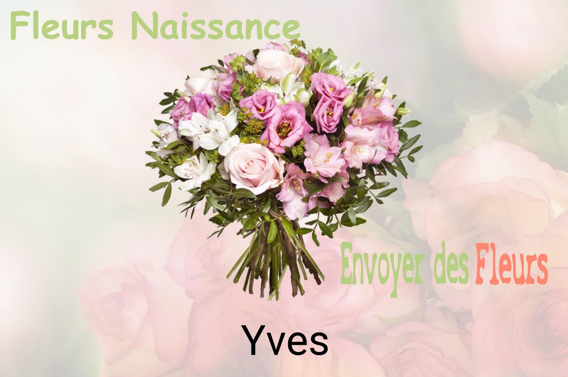 Bouquet de fleurs de naissance livré à Yves